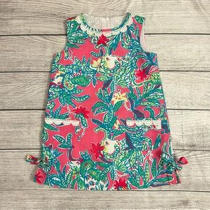 Lilly Pulitzer floral dress size 4 girls